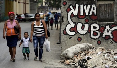 »Es lebe Kuba«: Mit der Streichung von der Terrorliste wird eine...