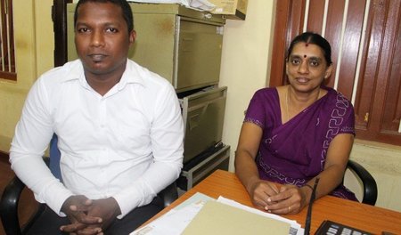 Gowry Hubert Antony, Mitbegründerin der »Women Development Socie... Gowry Hubert Antony, Mitbegründerin der »Women Development Socie...