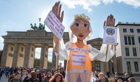 Auch in der deutschen Hauptstadt beteiligten sich Tausende an De...