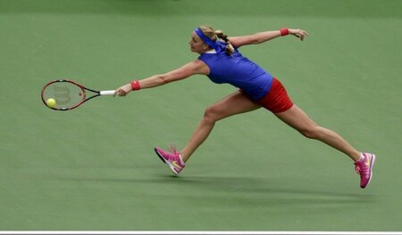 Return nach selbstverordneter Spielpause: Petra Kvitová gegen Ca...