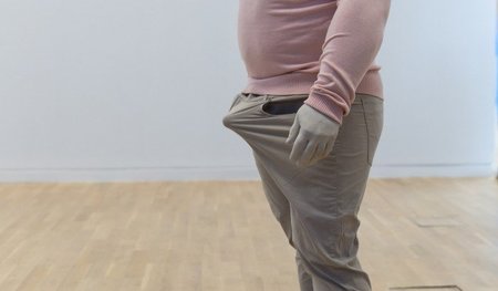 Installationsansicht Erwin Wurm. Fichte (Anger Bump, 2007, Court...