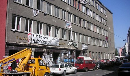Tatort des Neonaziüberfalls: Das Ernst-Kirchweg-Haus in Wien