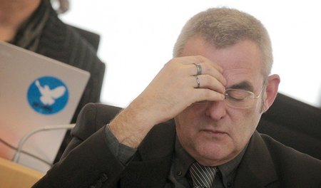 Nach Blockupy unter Beschuss: Ulrich Wilken (Linke), Vizepräside...