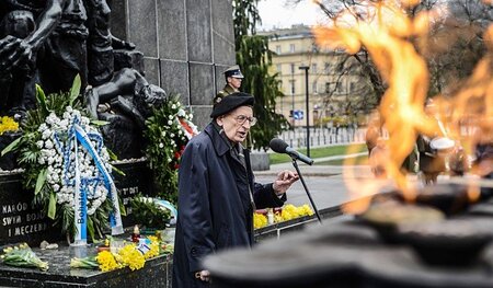 Władysław Bartoszewski bei den Feierlichkeiten zum 72....