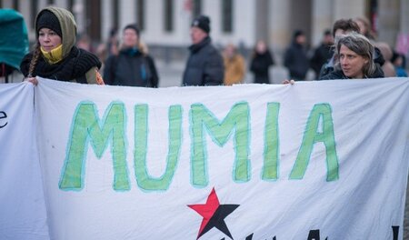Kundgebung für Mumia Abu-Jamal vor der US-amerikanischen Botscha...