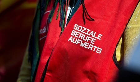 Bald im Streik? Unter dem Slogan »Soziale Berufe aufwerten« kämp...