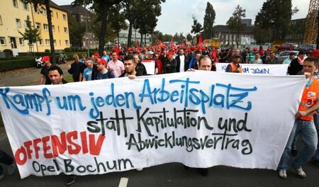 Es geht um den Lohn, den Job, oder &ndash; wie bei Opel Bochum &...