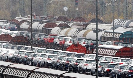 Stillstand beim Güterverkehr in München (Archivbild)