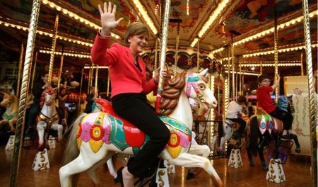 Bringt Schwung ins britische Parteiensystem: Die Chefin der Scot...