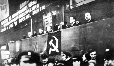 Berlin, 25. Januar 1933: Thälmann und weitere KPD-Funktionäre au...