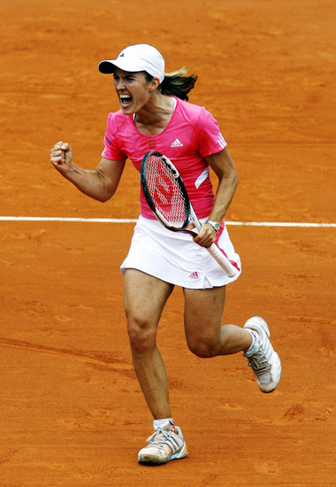 Justine Henin wird immer schlauer und souveräner