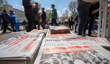 junge-Welt-Verteilaktion am 1. Mai – etwas für das Richtige tun