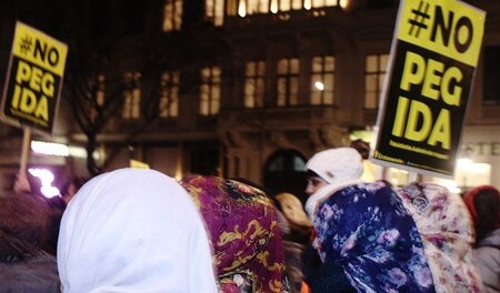 »Antipatrioten« in Wien: Demonstration gegen die rechte Pegida-B...