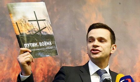 Präsentation von Nemzows Bericht "Putin. Der Krieg" am Dienstag ...