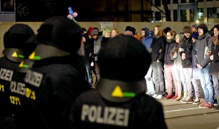 Durch die Augen der Polizei gesehen: »Marodierende linke Gutmens...