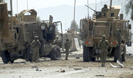 Immer noch im Land: US-Truppen in Dschalalabad nach einem Selbst...