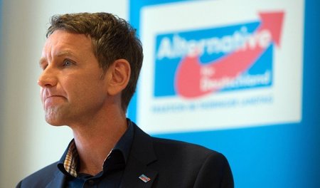 Thüringens AfD-Fraktionsvorsitzender Björn Höcke versucht nicht ...
