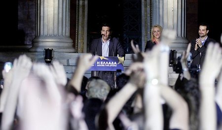 Alexis Tsipras konnte das Zentralkomitee der Syriza am Wochenend...