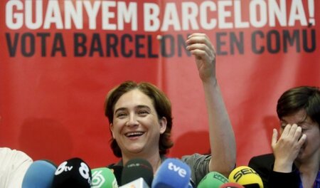 Linksschwenk in Barcelona: Die künftige Bürgermeisterin Ada Cola...