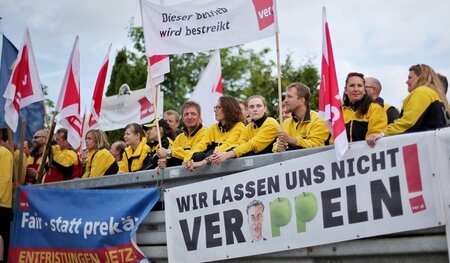 Die Postbeschäftigten haben keine Lust, für Dividendenerhöhung z...