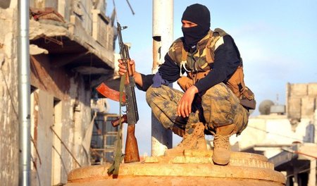 Unter islamistischer Kontrolle: Am Donnerstag haben Kämpfer der ...