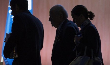 FIFA-Präsident Joseph Blatter am Freitag in Zürich