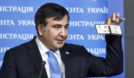 Freudiger Neuukrainer: Michail Saakaschwili
