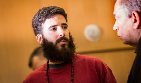 Federico »Fede« A. am Mittwoch, den 3. Juni im Amtsgericht Frank...