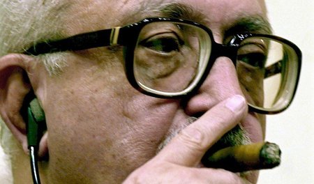 Der ehemalige irakische Außenminister Tariq Aziz, hier auf einem...