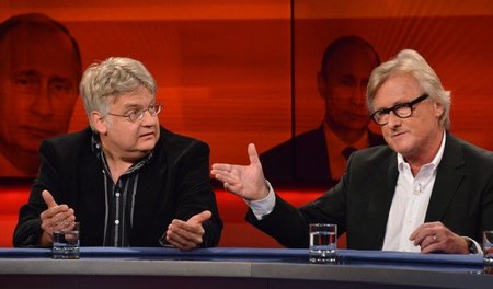 Welche Wertegemeinschaft? Die Journalisten Hansen und Jörges bei...