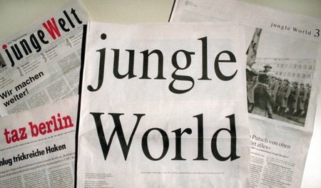 Entwicklungshilfe von taz und ND: Erste Jungle-World-Ausgabe vom