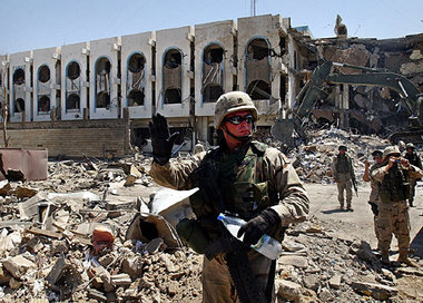 Nach dem Angriff auf das UN-Hauptquartier am 21. August 2003