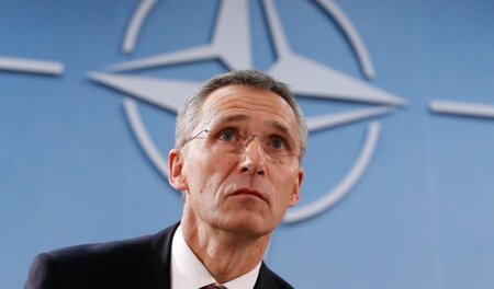 Droht Russland: NATO-Generalsekretär Jens Stoltenberg