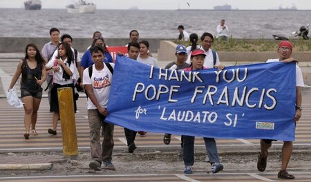 Umweltschützer auf den Philippinen sagen Papst Franziskus danke ... Umweltschützer auf den Philippinen sagen Papst Franziskus danke ...