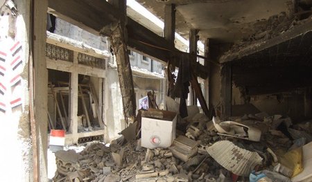 Verlassen und gezeichnet vom Krieg: Die Uzun-Straße in der Altst...