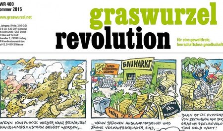 Eine Zeitschrift für soziale Bewegungen. Die Titelseite der aktu... Eine Zeitschrift für soziale Bewegungen. Die Titelseite der aktu...