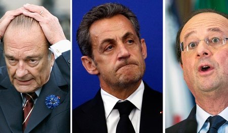 Chirac, Sarkozy, Hollande: Wurde von den lieben Freunden in Wash...