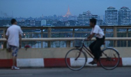 Vor einem langem Aufholprozess: Myanmar - hier ein Blick auf die...