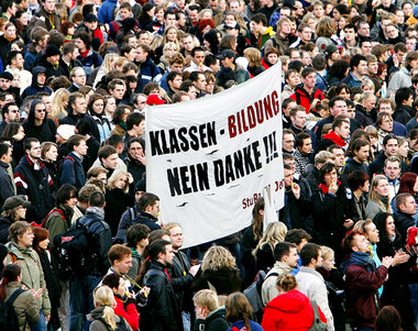 Proteste gegen das Thüringer Hochschulgesetz im November 2006 in...
