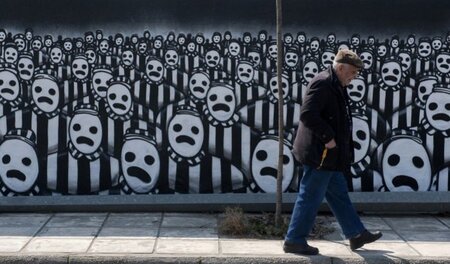 Die Nazis ermordeten 60.000 Juden aus Thessaloniki in Konzentrat...