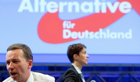 Buhs und Pöbeleien – so hatte sich Bernd Lucke (Vordergrund) den...