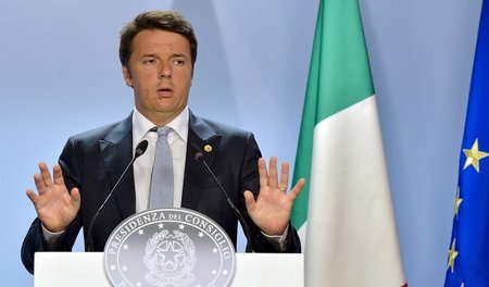 Italiens Ministerpräsident Matteo Renzi