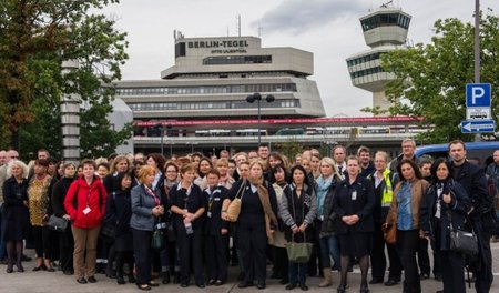 Bereits im September 2014 setzten sich Beschäftigte für einen ge...