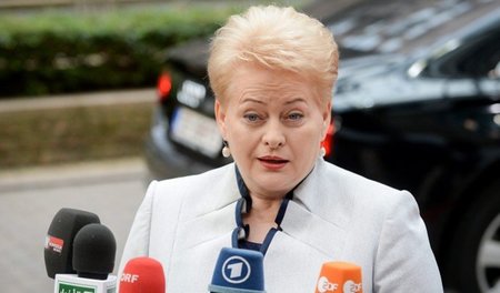Litauens Staatspräsidentin Dalia Grybauskaite