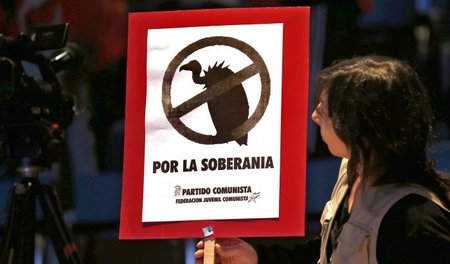 Demonstration für Souveränität vor einem Jahr in Buenos Aires: H... Demonstration für Souveränität vor einem Jahr in Buenos Aires: H...