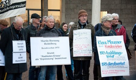 »Ein Zeichen musste gesetzt werden«: Mit einer Protestaktion vor... »Ein Zeichen musste gesetzt werden«: Mit einer Protestaktion vor...
