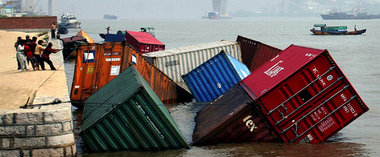 Ende einer Handelsreise – wie diese Container fielen auch die jü...