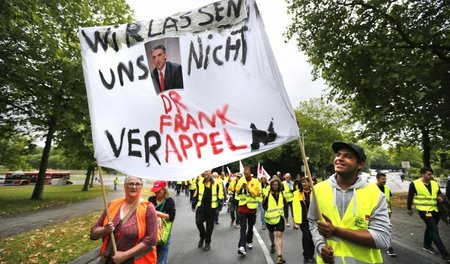 Der Streik der Post-Beschäftigten war einer der wenigen »Großkon...