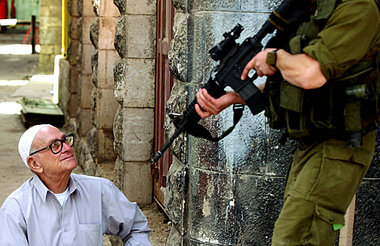 Straßenszene im besetzten Hebron