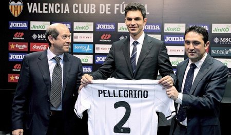 Mauricio Pellegrino posiert beim FC Valenzia, Juni 2012